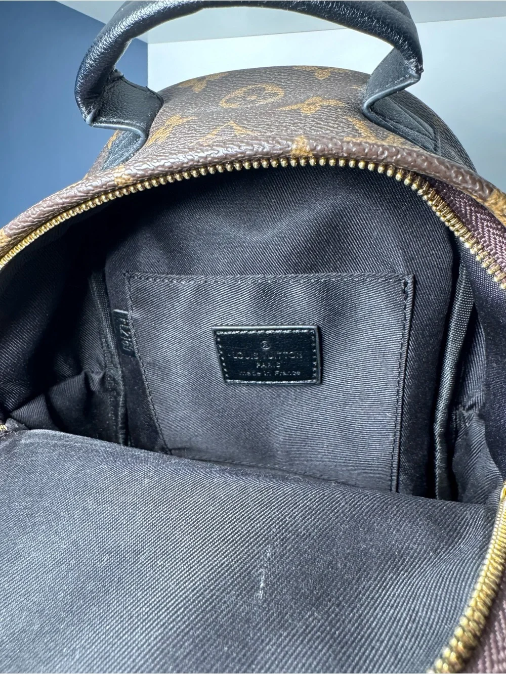 Louis Vuitton Brown Monogram Mini Backpack with Gold Hardware